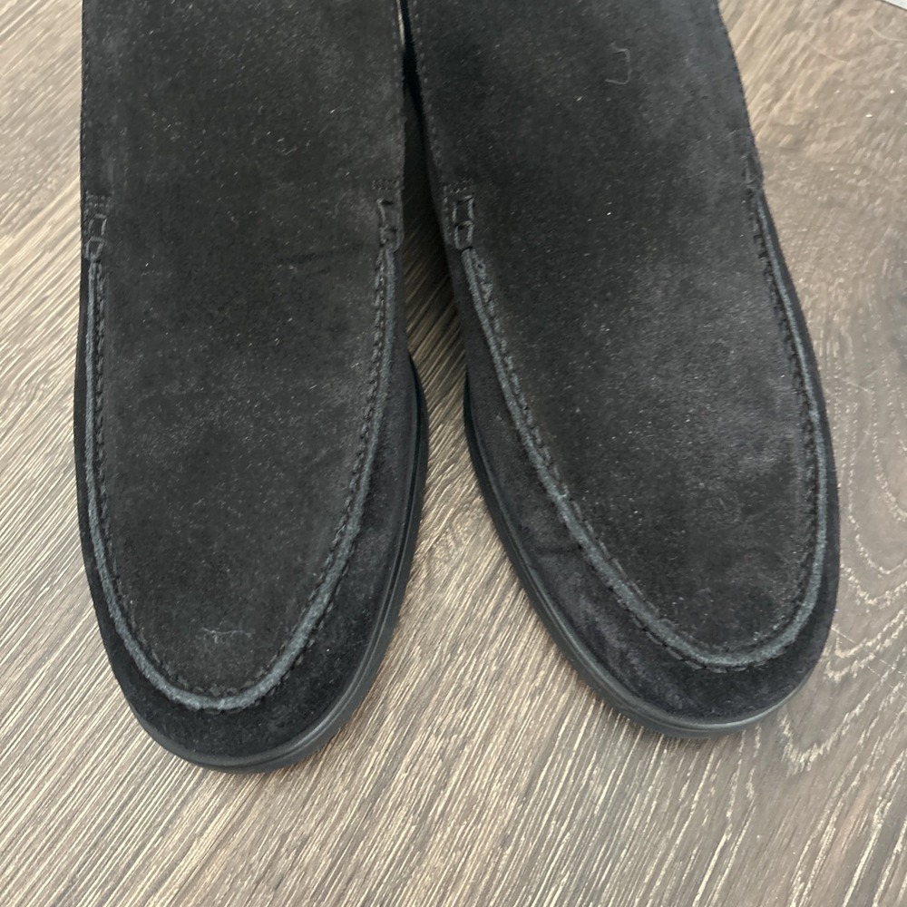 Aurelien Loafer Shoes Mens EU 39/US 6 Black Suede Shoes City Loafer NEW $540 - Picture 8 of 13